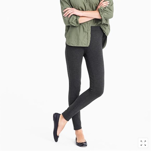 J. Crew Pixie Pant in Stretch Ponte - grey - Picture 1 of 5